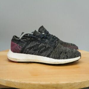Adidas PureBoost Go Womens Size 7 Shoes Black Gray Pink Running Athletic Sneaker